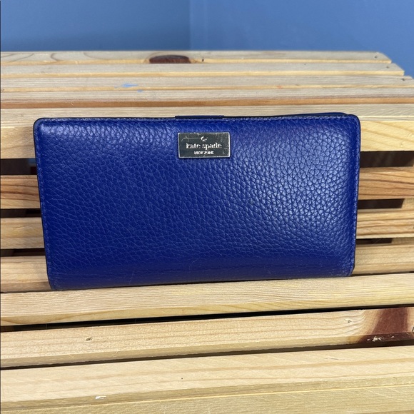 Kate Spade Royal Blue Wallet - Picture 1 of 6